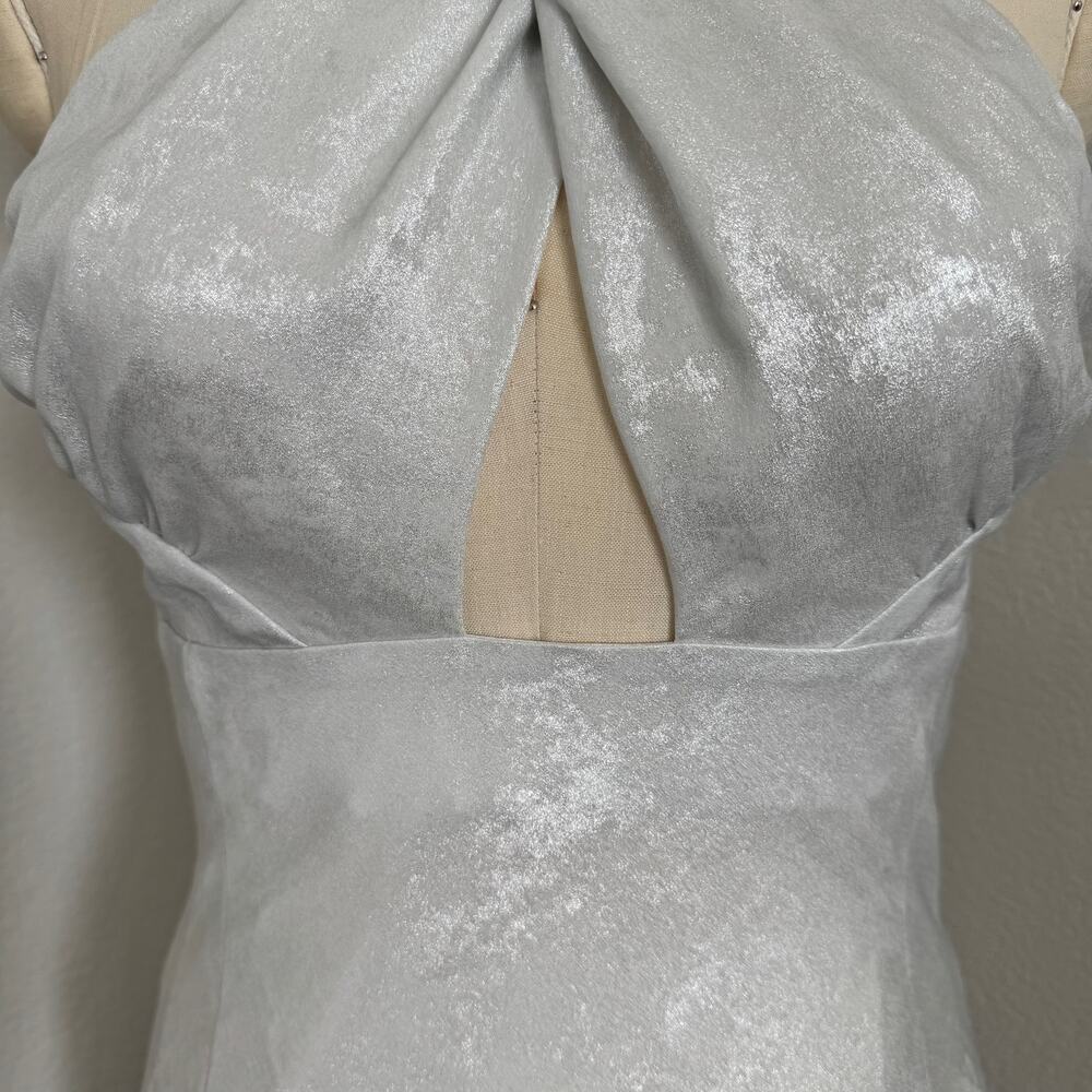 IRO Paris | NWT "Calvino" Pearl White Midi Dress Size 34 - Picture 8 of 11